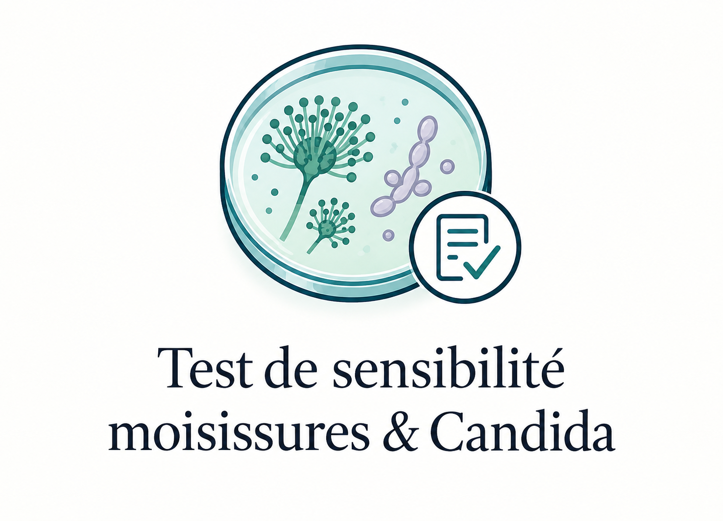 Test Sensibilité Moisissures et Candida Albican